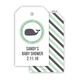 Stripe Whale Hanging Gift Tags with Organza Bags Image 5 of 6